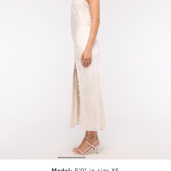 White Halter Dress - Picture 7 of 8